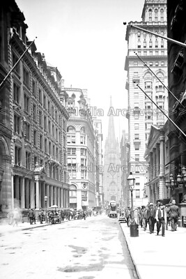 mrr-20 Wall Street, New York City USA 1905. Foto