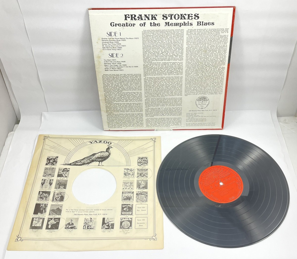 米LP Frank Stokes Creator Of The Memphis Blues L1056 YAZOO /00260 米LP Frank Stokes Creator Of The Memphis Blues L1056 YAZOO