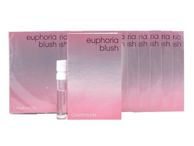 CALVIN KLEIN EUPHORIA BLUSH EDP 1.2ml .04fl oz x 12 PERFUME SPRAY SAMPLES SEALED