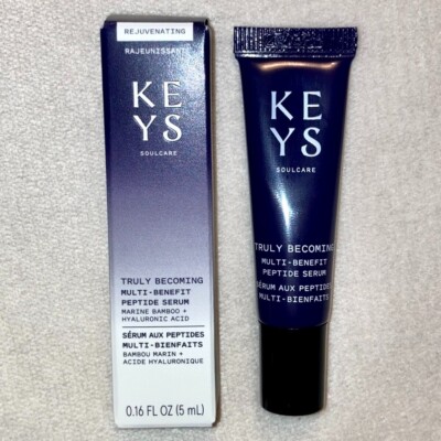 KEYS Truly Becoming Multi-Benefit Peptide Serum MINI .16oz, 5ml New in Box
