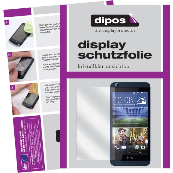 6X Schutzfolie FüR Htc Desire 626G Klar Displayschutzfolie Folie Displayfolie-image