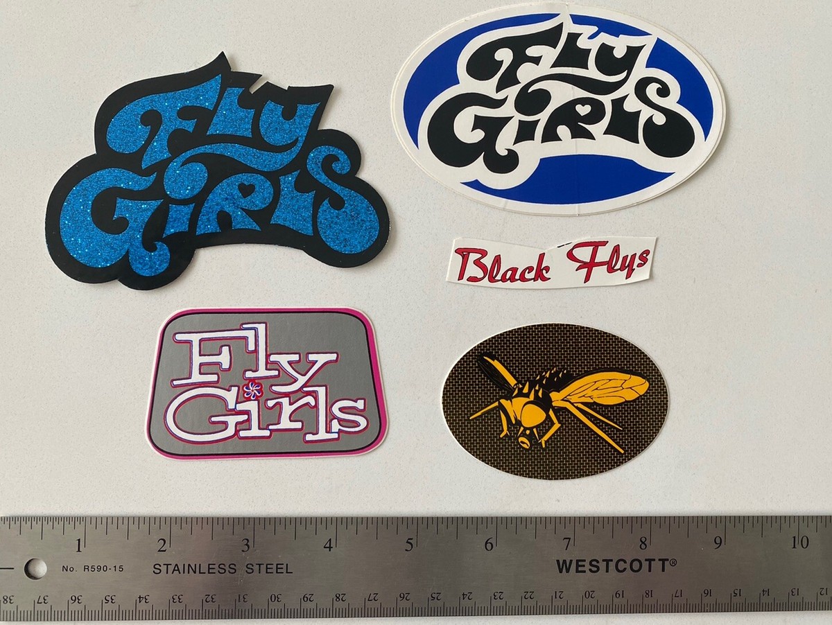 BLACK FLYS STICKERS Band Sticker Vans Sublime Mayhem Lost FLYGIRLS