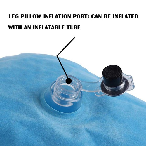 Coussin gonflable de repose-pied de genou portatif d\'oreiller de jambe pour le - Imagen 7 de 7
