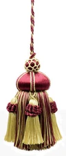 Key Tassel accented with Crown Tassels, Color# 1253 [Sold Individually]