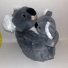 Ikea Plush Koala Bear Mommy & Baby Stuffed Animal Toy 14” Sitting Sotast Lovey