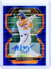 2022 Panini Prizm Draft FOTL BLUE Pulsar MAX WAGNER Oriole Autograph AUTO RC 3/9