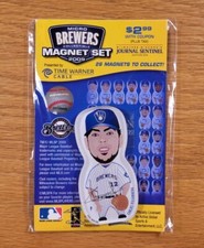 Carlos Villanueva Magnet Milwaukee Brewers Fridge Micro Collectible 2009 MLB