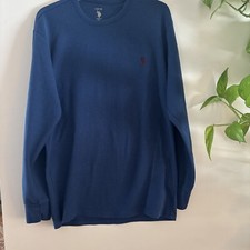 Polo Assn Navy Blue Crew Neck Sleepwear Mens XL