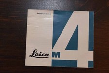 Leica M4 Instruction Manual