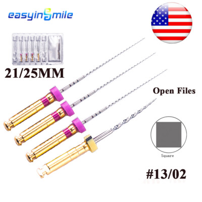 4Pc Endodontic Glide Path Files Dental Endo Files 25/21mm NITI Rotary#16 02Taper