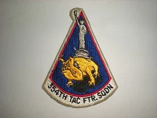 USAF 354TH TACTICAL FIGHTER SQUADRON TFS PATCH - COLOR