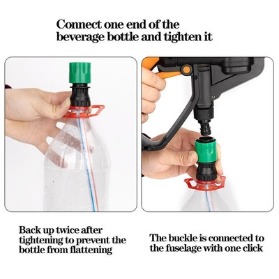 Bottle Cap Connector With Draw HoseConnector With Lot Hose Quick HOT