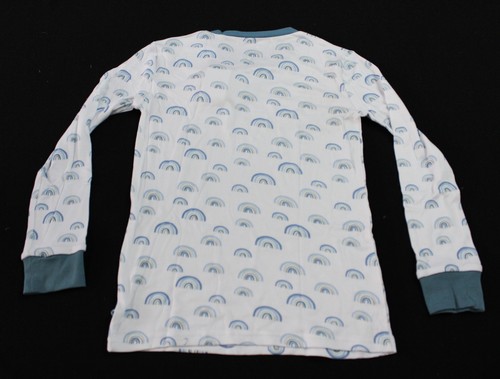 Dreamland Baby Boy's Bamboo Long Sleeve Pajama Set LB3 Blue Rainbow Size 10T - Picture 4 of 9