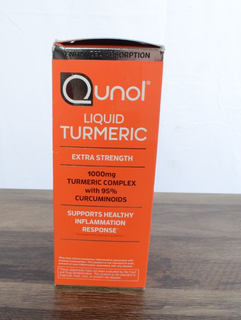 Qunol Liquid Turmeric Curcumin with Bioperine 1000mg 60 Servings 30.4