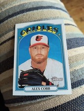 ALEX COBB 2021 TOPPS HERITAGE #378 FREE SHIPPING 