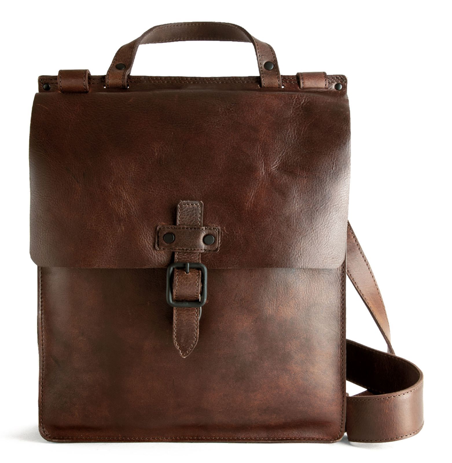 HAROLD'S business bag Aberdeen Messengerbag Upend Brown