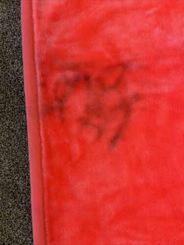 Korean Mink Soft Plush Fleece Organic Queen Blanket 2 Ply Reversible CORAL PINK - Picture 10 of 11