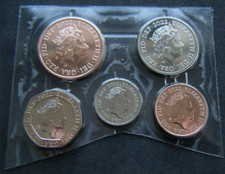 2022 Royal Mint Memorial BUNC 5 Coin Set From 1p to 20p - Privy Mark 26/22