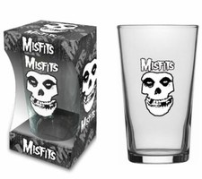 Misfits Skull Logo Beer Glass