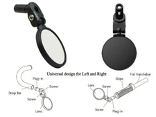 Hafny HF-MR083 High-Quality  MTB or Road Bike Bar End Rear View Mirror
