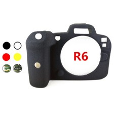 Rubber Silicone Case Body Cover Protector Frame Skin for Canon EOS R6 Camera