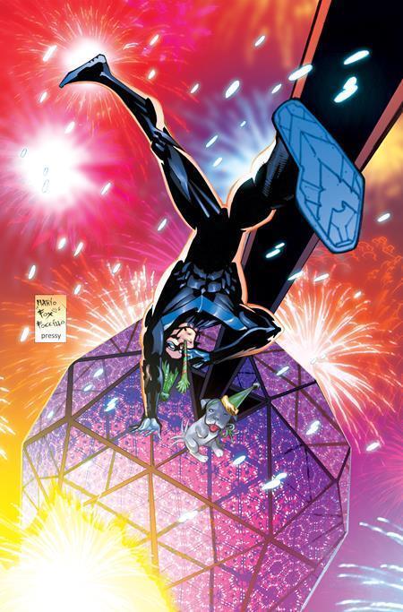 Marduk / Nightwing サイン入り NIGHTWING #99 CVR C MARIO FOX FOCCILLO HOLIDAY CARD STOCK VAR DC