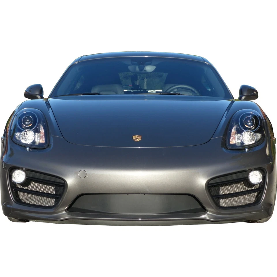 CCG MESH GRILL KIT FOR 2014 - 2016 PORSCHE CAYMAN S GRILLE PRE-CUT 2 PIECE BLACK - Image 2 of 4