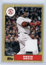 2022 Topps 1987 35th Anniversary Jersey Relic - David Ortiz Boston Red Sox