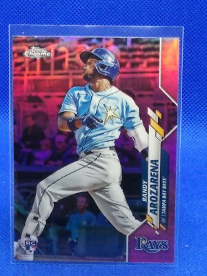 Randy Arozarena 2020 Topps Chrome Update ROOKIE PINK REFRACTOR #U-35