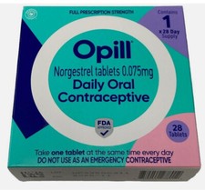 Opill Daily Oral Contraceptive 28 Day Supply 28ct Exp.12/2025