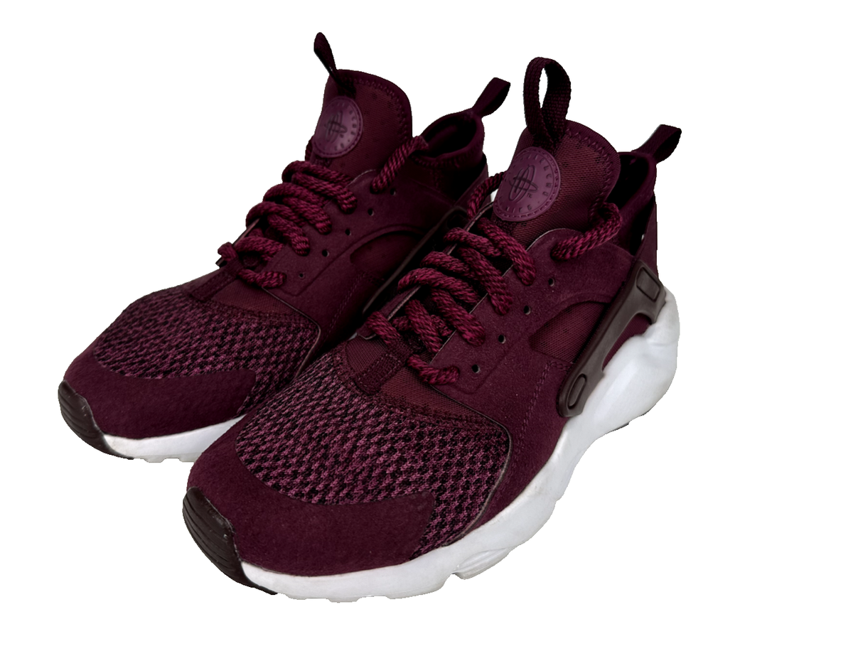 burgundy huaraches womens