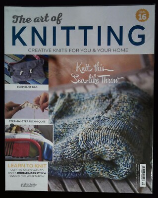 The Art Of Knitting Magazine No.16 mbox2573 Sea-like Throw