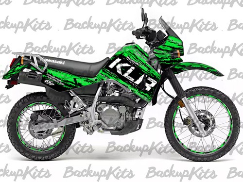 KAWASAKI KLR650 GRAPHIC KIT – CUSTOM STICKER DECALS ADVENTURE, 1993 - 2007 - Picture 22 of 26