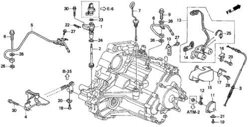 Varilla de nivel de aceite para Acura (P/N 25610-P4R-A01)