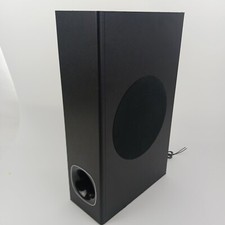 Pheanoo Solid Black Wired Subwoofer Speaker System Unit Model P27