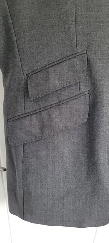 the savile row company grey wool blend men's suit 38R - Picture 5 of 24