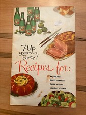 Vintage 1961 7-Up Goes to a Party Recipes Cookbook Booklet - Fifteen Pages