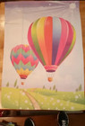 used 28 x 40 Balloons Garden flag