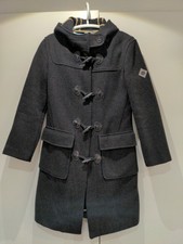 Henri Lloyd Womens W00032 Lorri Duffle Coat Wool Navy W63 Size 2 Small Retro