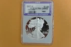 2007 W Proof Silver American Eagle Slabbed with Box/CoA