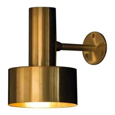 Natural Brass Contemporary-Modern Wall Light Handcrafted