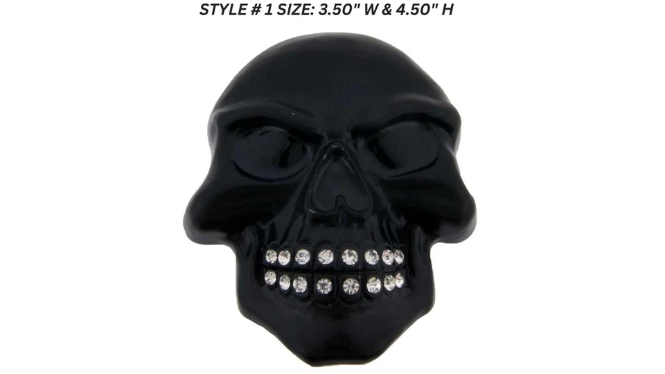 Calavera Cinturón Hebilla Tatuaje Hombres Mujeres Plata Metal Brillante Halloween Fiesta Disfraz Foto 2 de 4