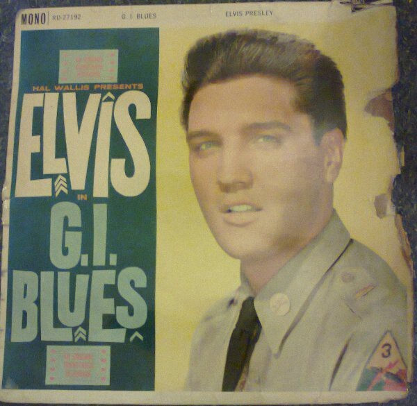 Elvis Presley G.I. Blues UK(英)盤 LP Mono Elvis Presley - G.I. Blues - 1960 - Mono Long-Play 1S/1S
