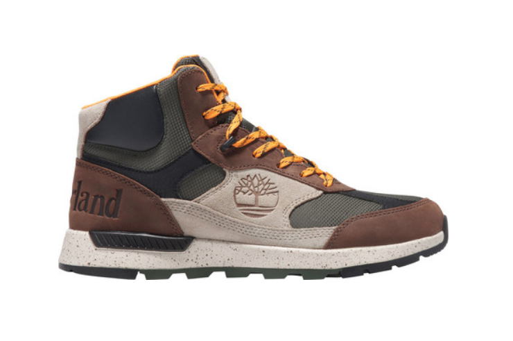 NIB Timberland Fabric and Leather Hikers Brown Waterproof  display picture 1