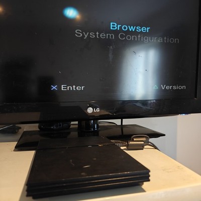 Playstation 2 PS2 Slim SCPH-75003 Nur Konsole Defekt Nur Ersatzteile und Reparatur 
