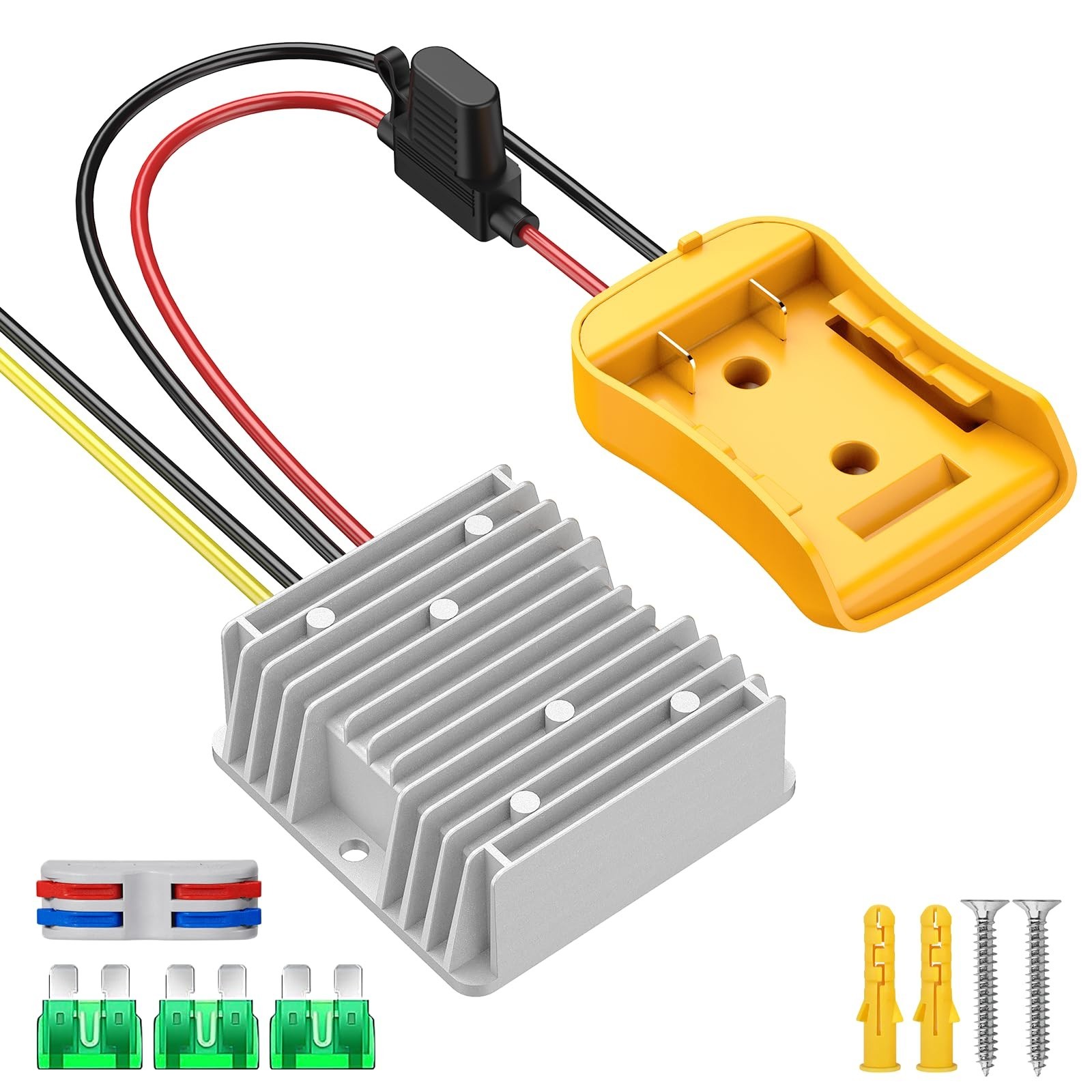 20V to 12V Step Down Converter Adapter for Dewalt 20V Buck Converter Regulator