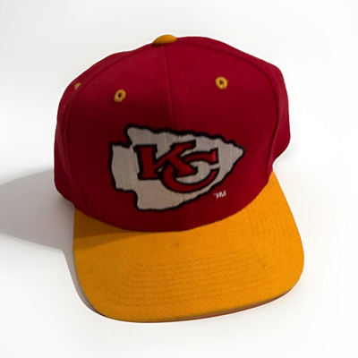 Kansas City Chiefs NFL Adjustable Hat Red Yellow Football
