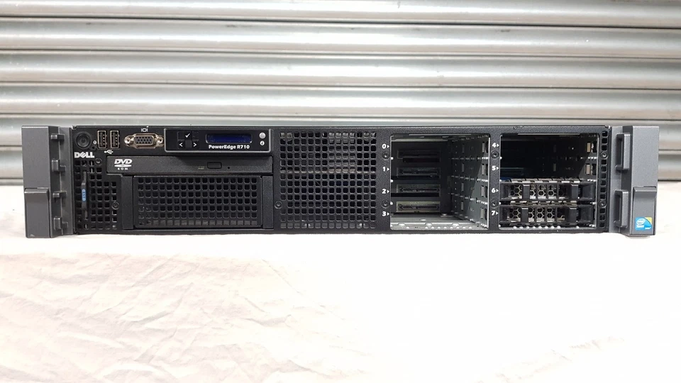 Dell PowerEdge r710 Intel Xeon E5645 12GB No HDD 2U Server - Image 4 of 4
