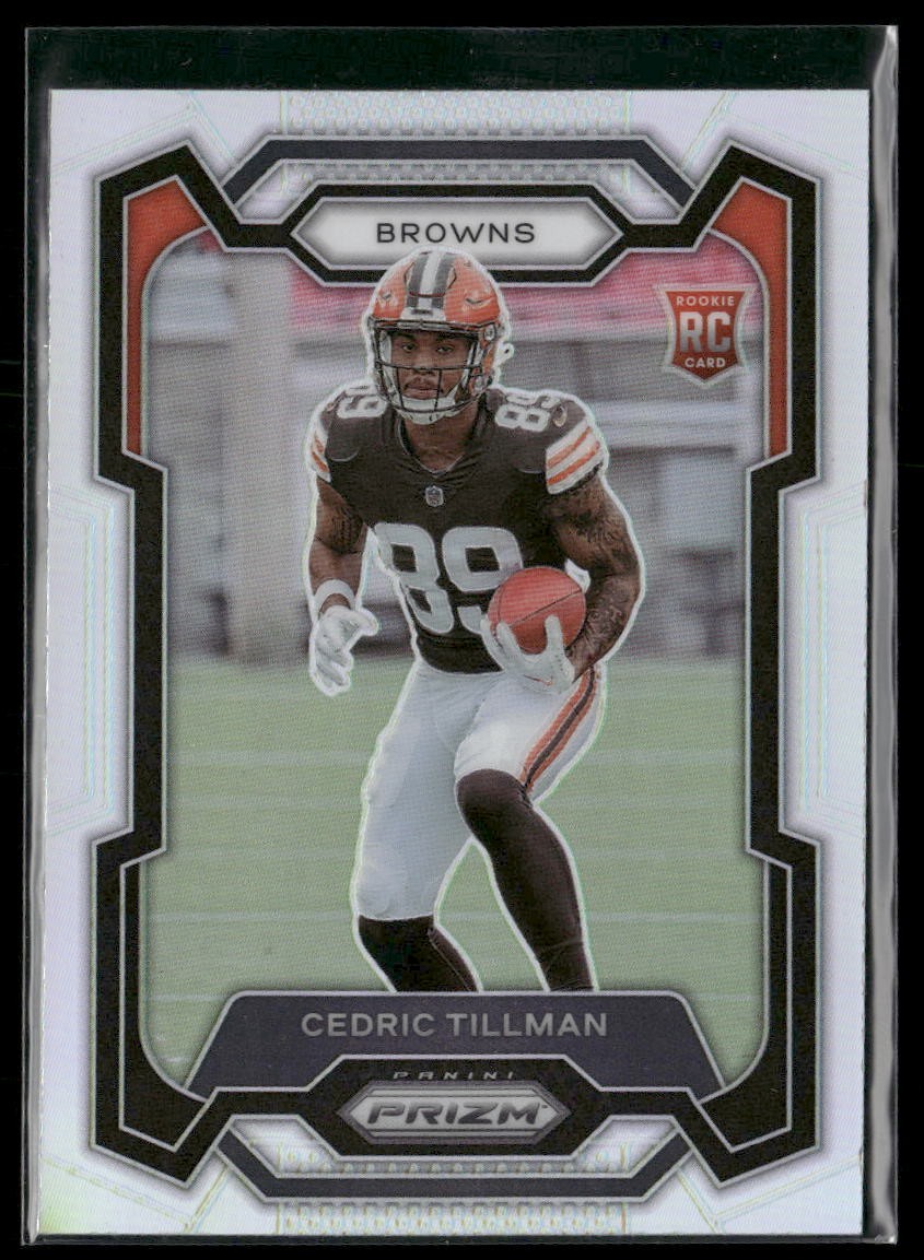2023 Panini Prizm #321 Cedric Tillman Silver