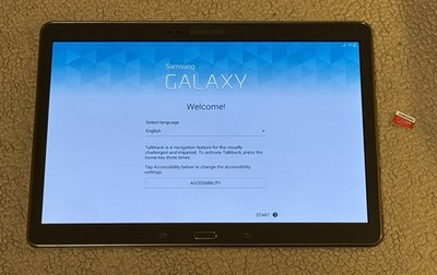 Samsung Galaxy Tab S SM-T807P 16GB, Wi-Fi & 4G (Sprint), 10.5in Bronze + 128GB